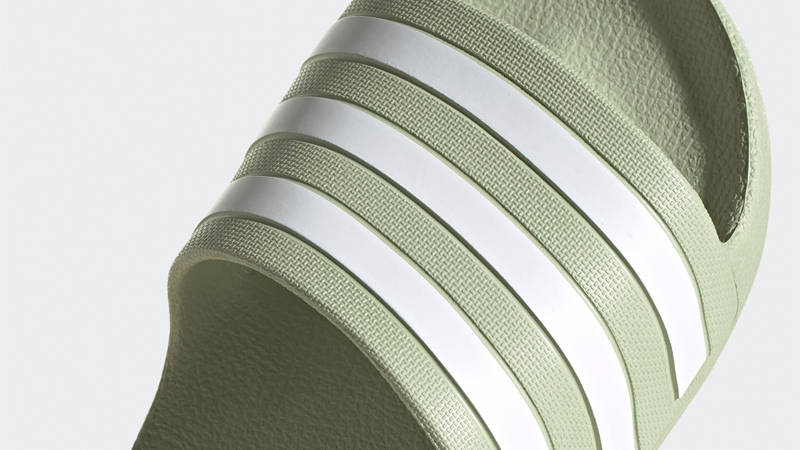 adidas Adilette Aqua Slides Halo Green