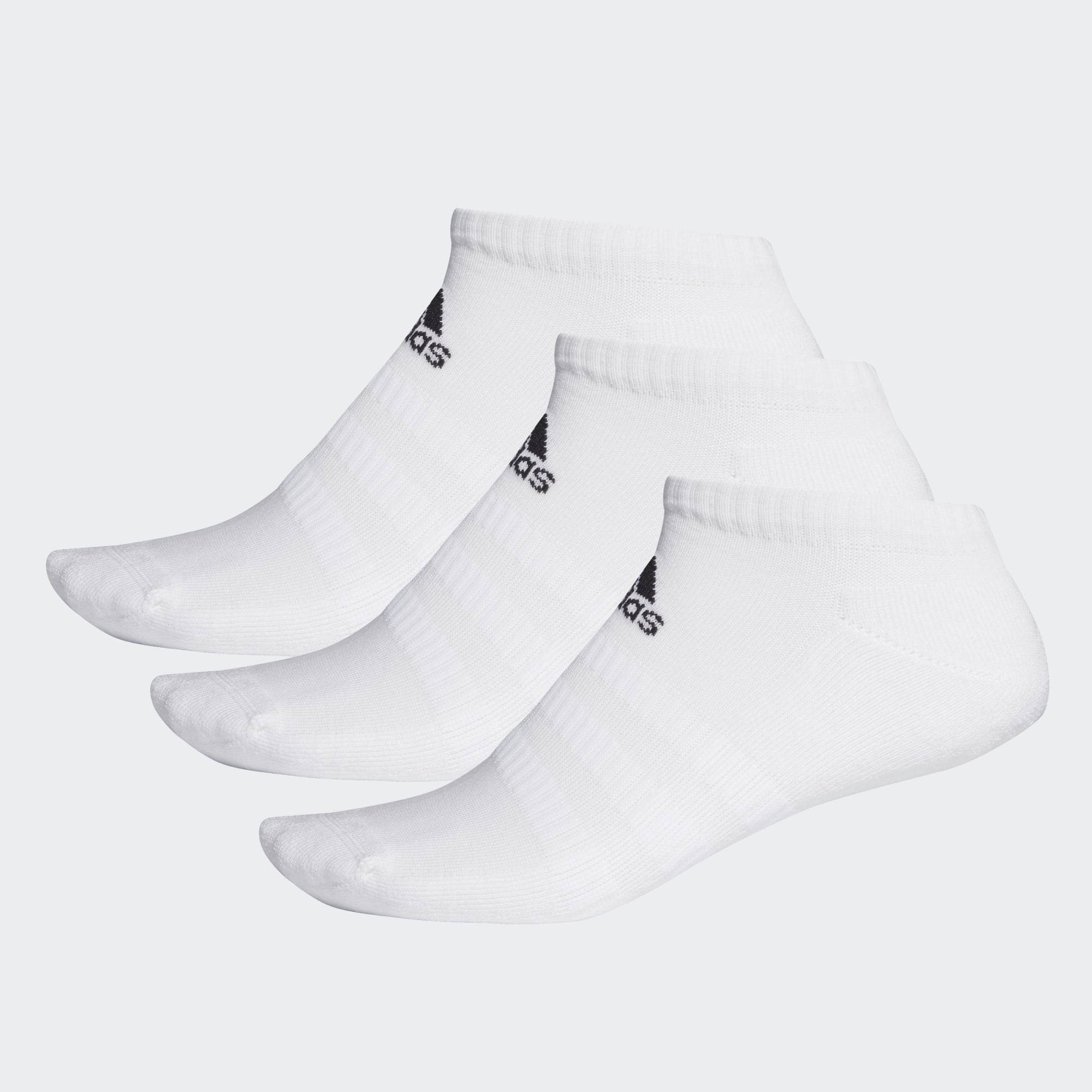 adidas Cushioned Basketball LowCut Socks White The Sole Supplier