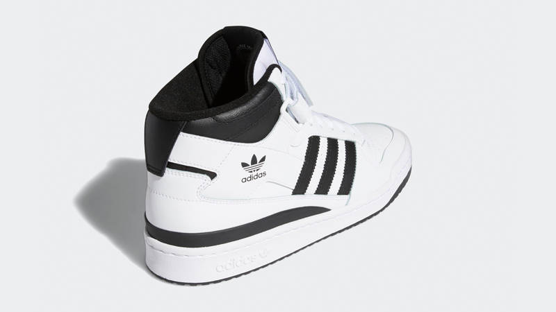 adidas Forum Mid White Black Back