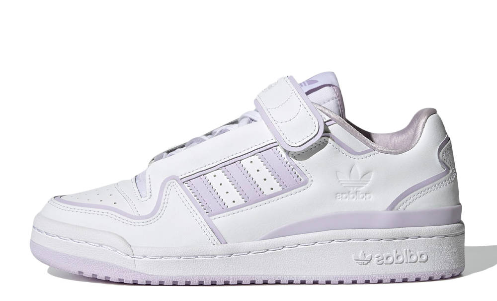 adidas Forum Plus White Purple Tint