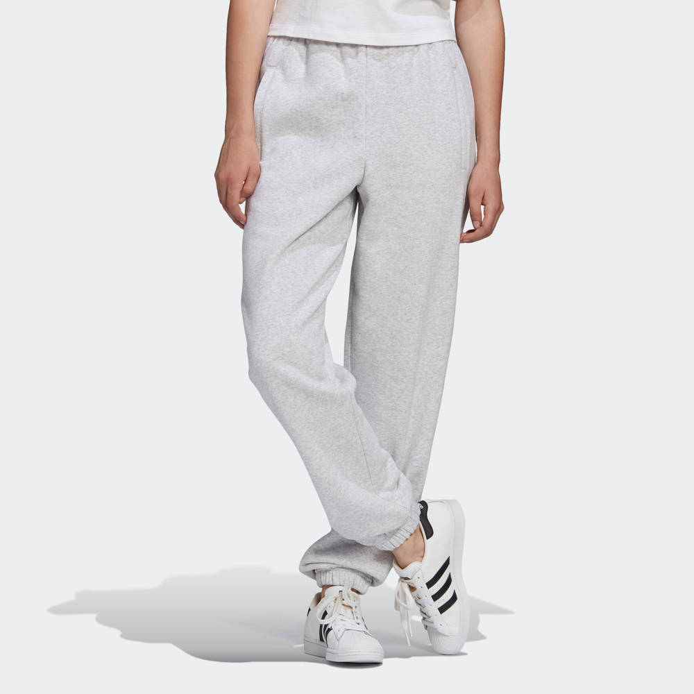 adidas Originals Cuffed Joggers - Light Grey Heather | The Sole Supplier