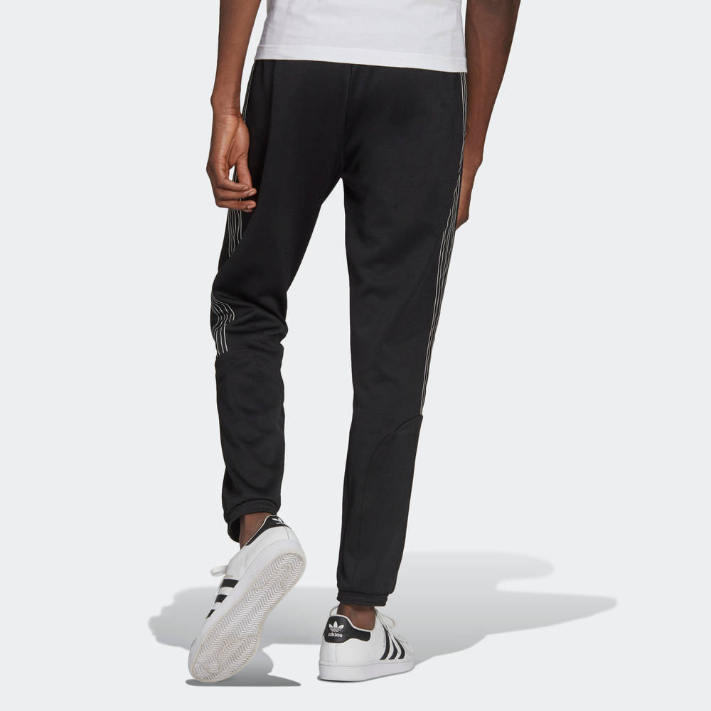 adidas Originals SPRT 3-Stripes Tracksuit Bottom - Black | The Sole ...