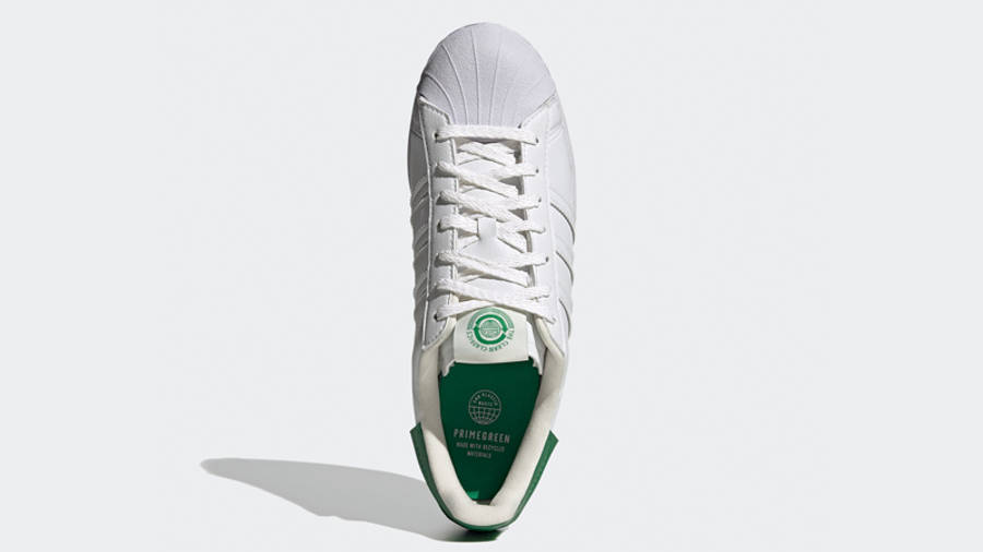 adidas Superstar Cloud White Green Middle