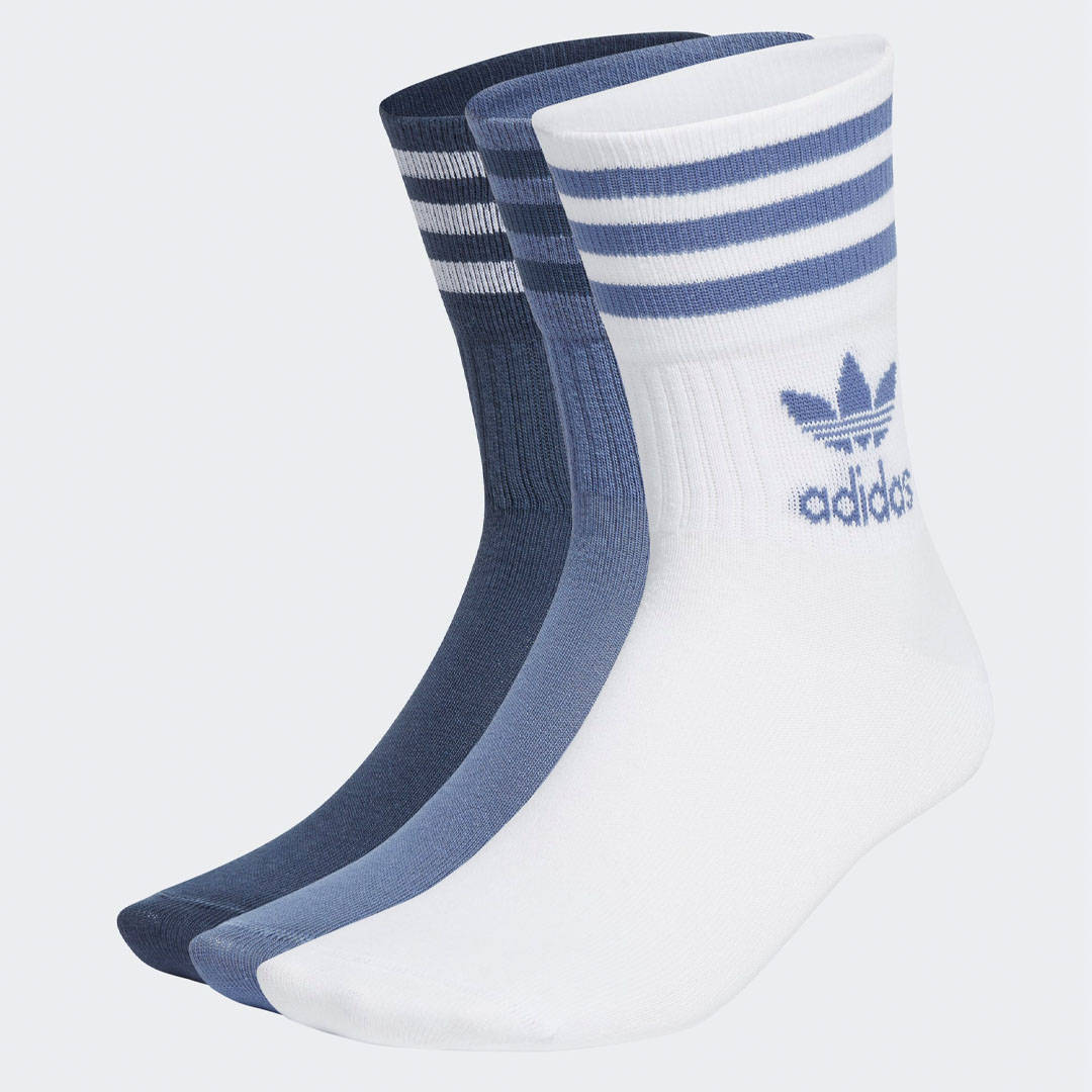 adidas trio blue socks 25 off sale