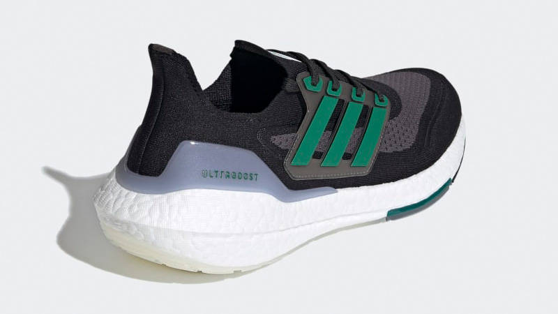 adidas Ultra Boost 2021 Black Sub Green Back