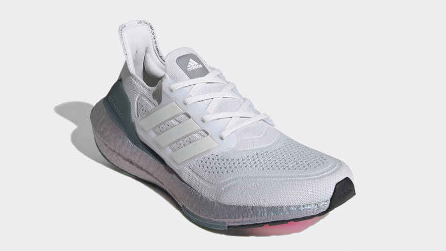 adidas Ultra Boost 21 Crystal White Front