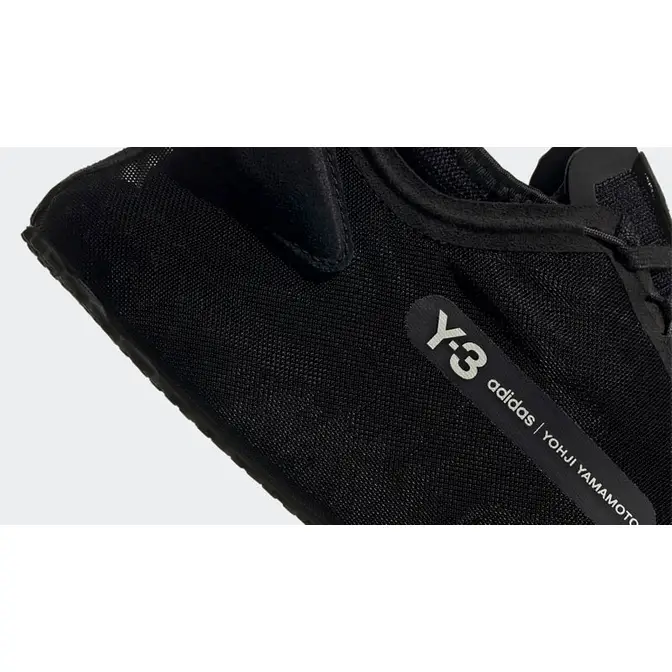 adidas Y-3 Runner 4D IO Black Closeup
