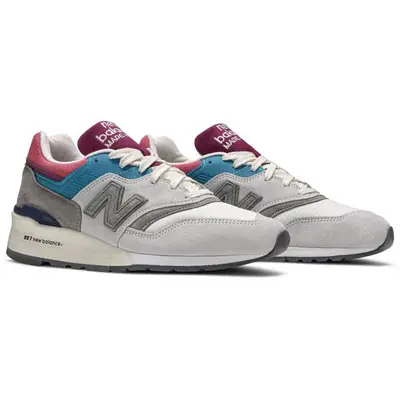 underrated new balance sneakers buy online Balance 997 Pink Tongue side