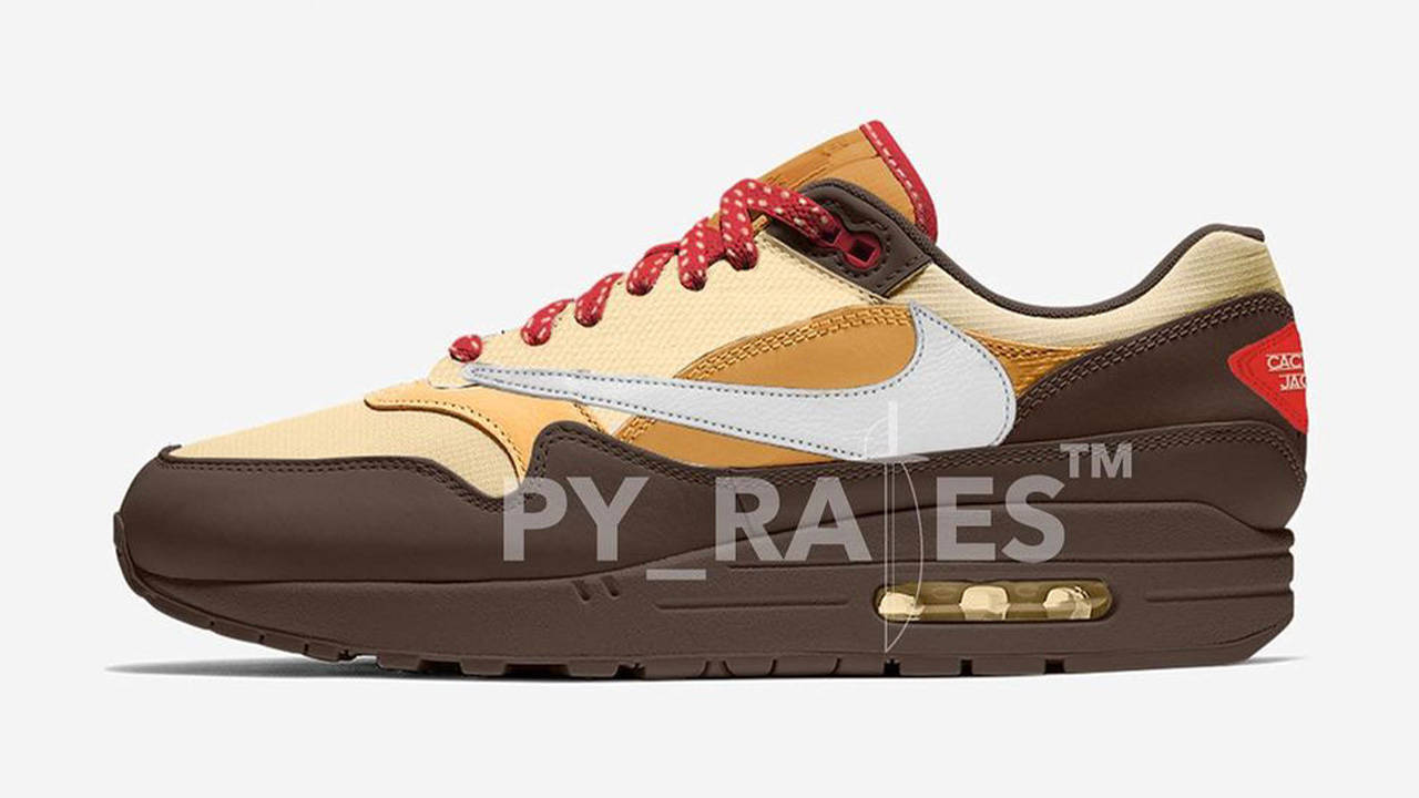 NIKE TravisScott × AirMax 1 Travis Scott x Nike Air Force 1 Travis Scott - Size 8
