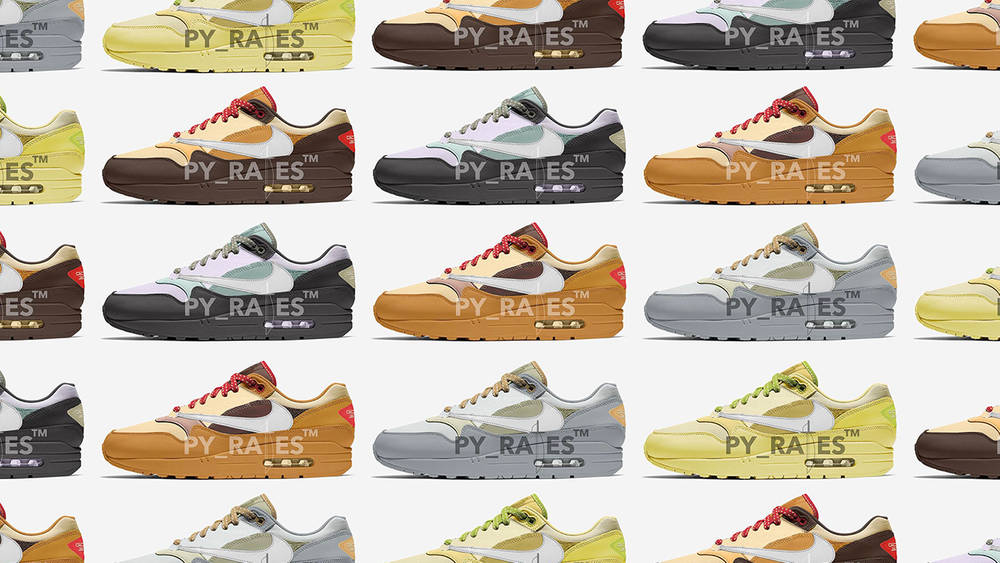 Image via py_rates The Travis Scott x Nike Air Max 1 "Cactus Jack" is Dropping in Five Colourways