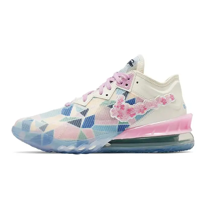 atmos x Nike LeBron 18 Low Sakura CV7562-101