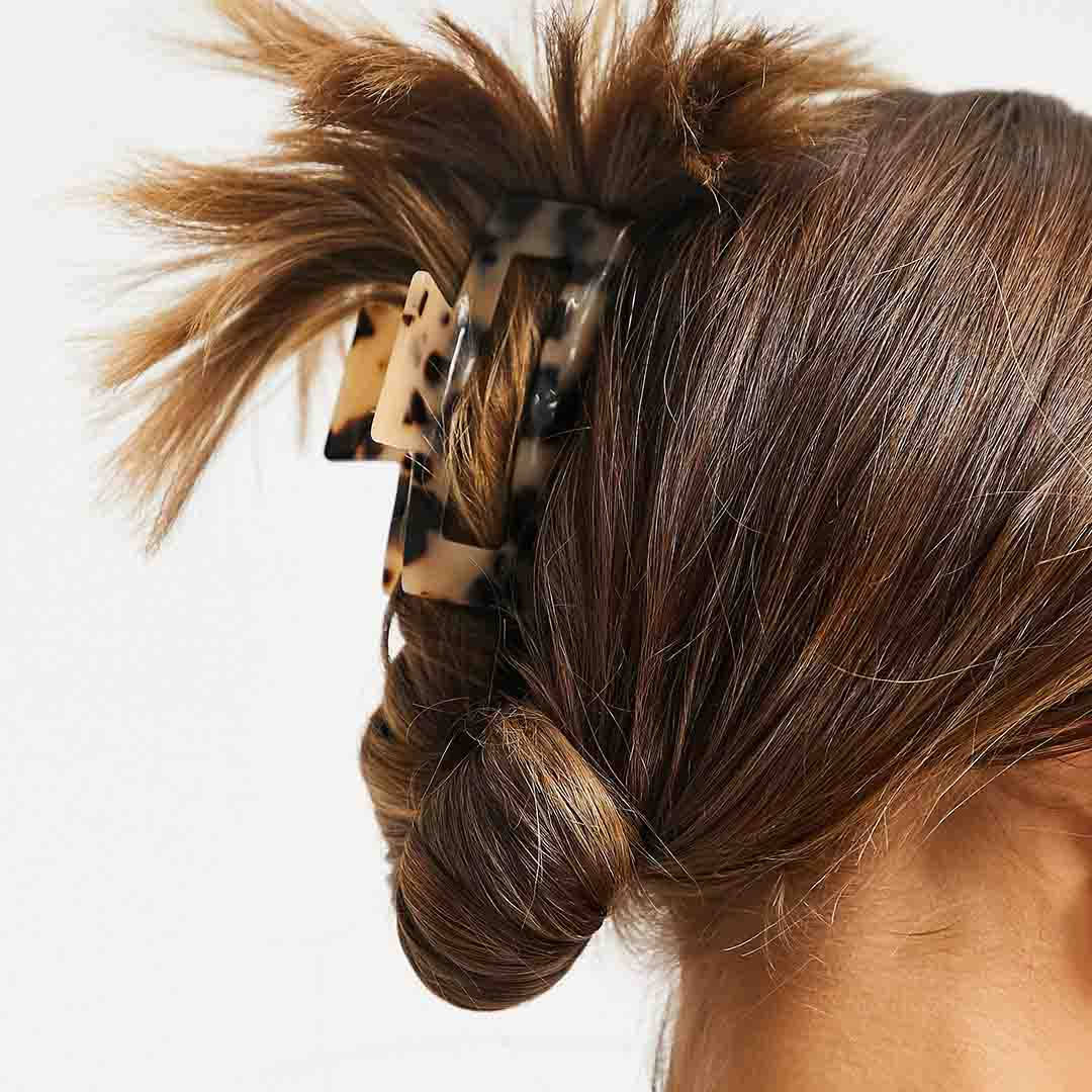brown hair claw ASOS