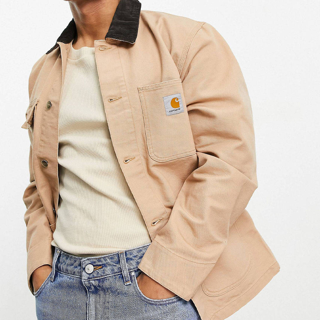 Carhartt Beige ASOS Coat Listicle