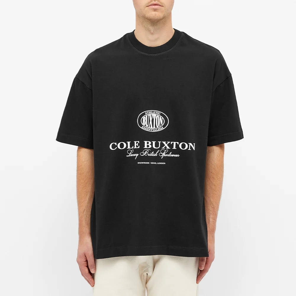 Cole Buxton Crest Logo Tee Black