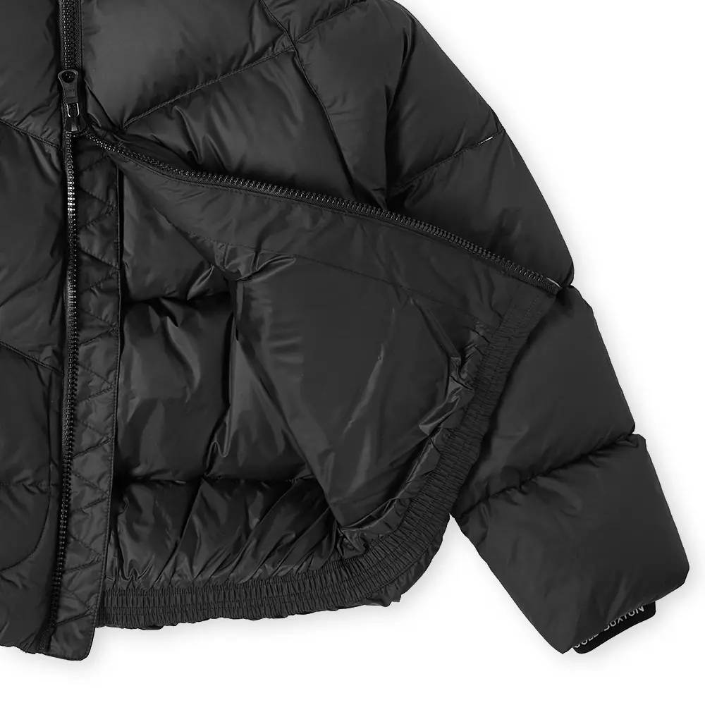 Cole Buxton Insulated Down Jacket - Satin Black | The Sole Supplier