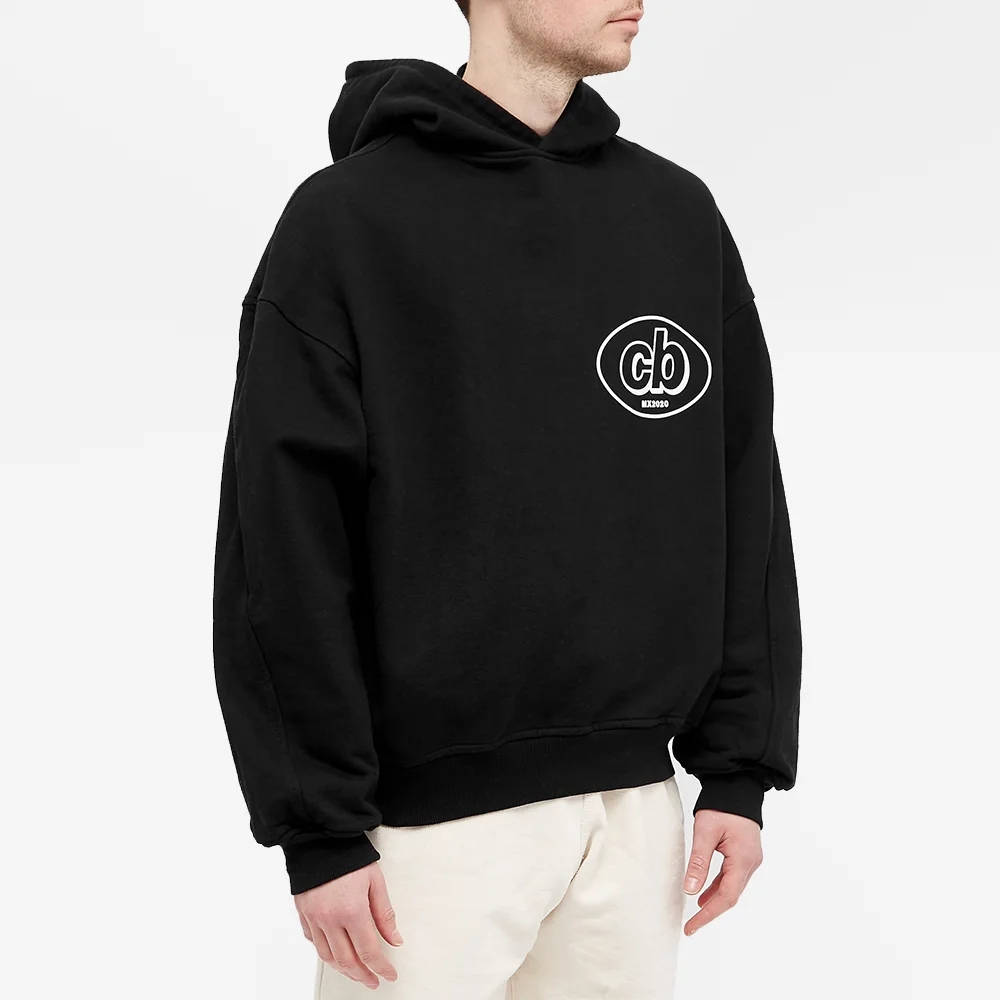Cole Buxton MX Logo Hoody - Black | The Sole Supplier