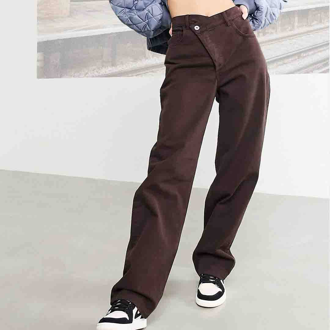 COLLUSION Brown Baggy Jeans ASOS