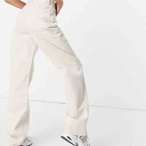 collusion cream jeans