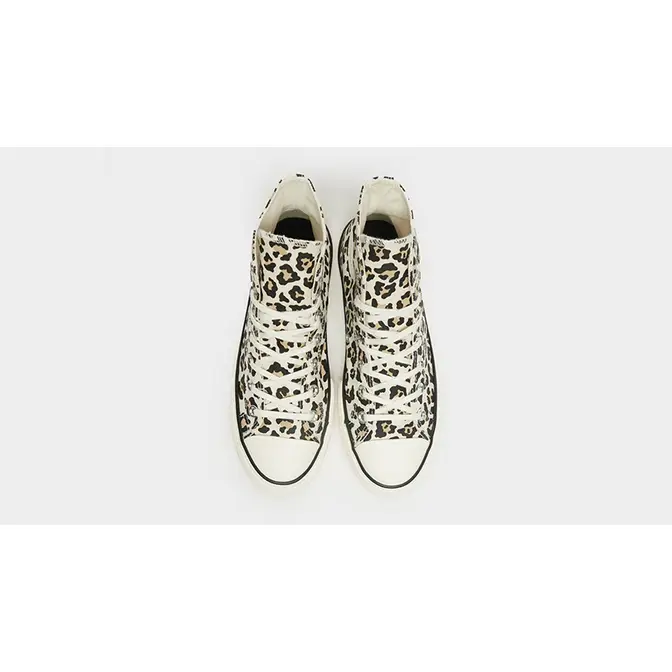 Leopard print outlet converse high top