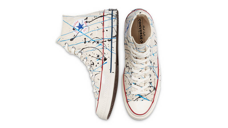 Converse Chuck 70 Archive Paint Splatter Hi Egret Middle