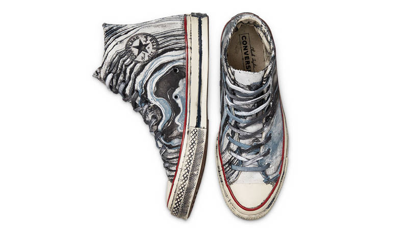 Converse Chuck 70 Hydro Dip Dyed Canvas LTD Hi Black Middle