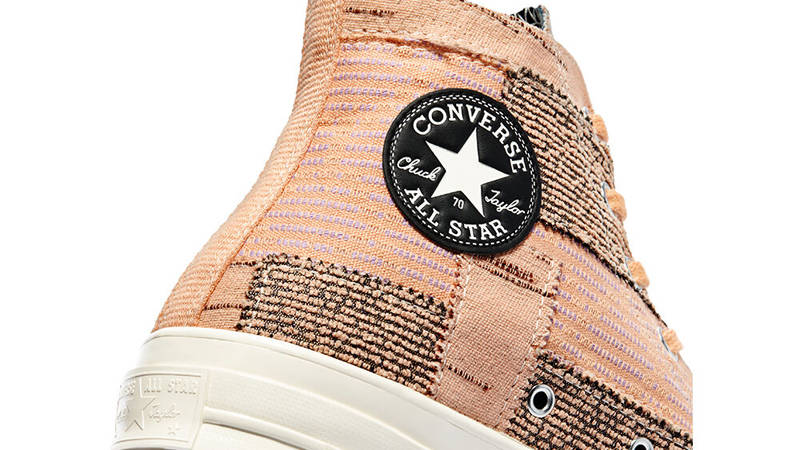 Converse Chuck 70 Patchwork High Peach Closeup