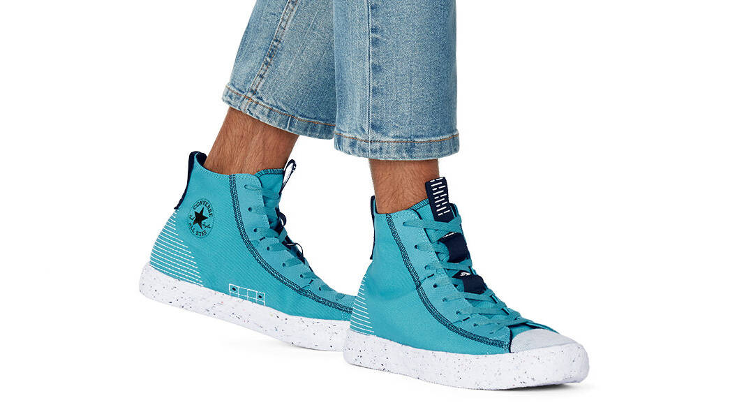 Converse Chuck Taylor All Star Crater Summer Daze High Harbor Teal On Foot