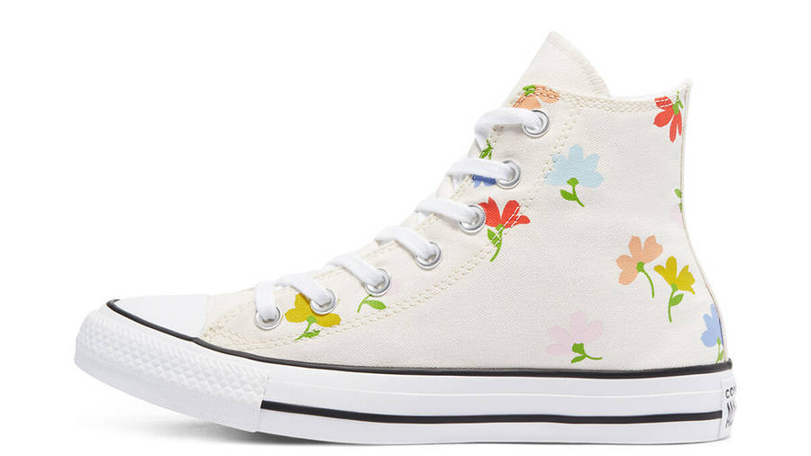 egret floral converse