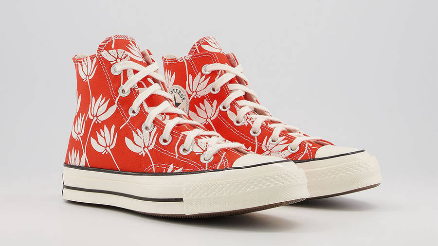 Converse Chuck Taylor All Star Red Floral Print
