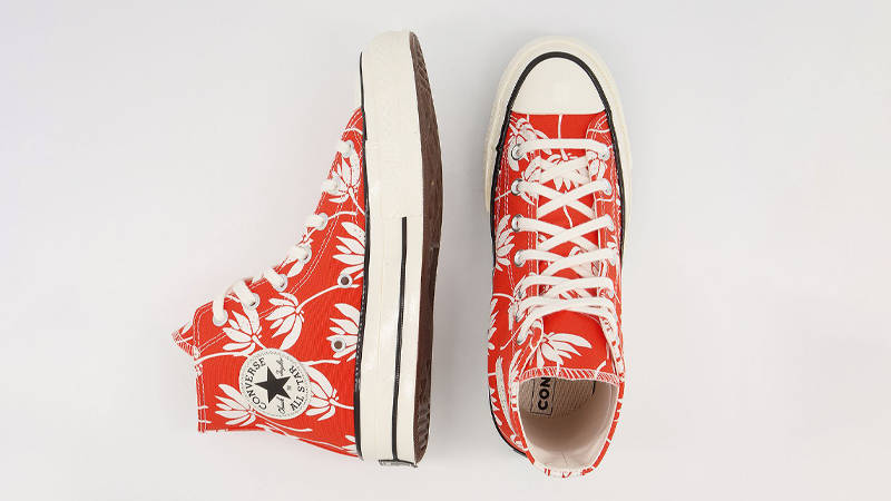 Converse Chuck Taylor All Star Red Floral Print