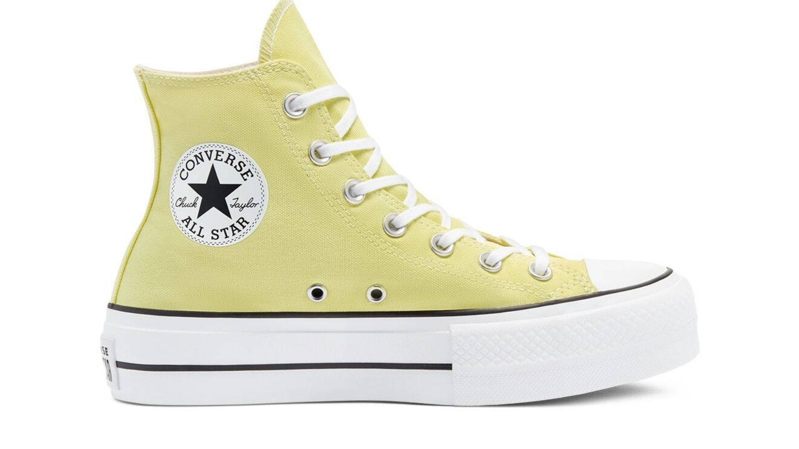 Converse High Platform yellow