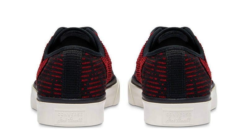 Converse Jack Purcell Rally Patchwork Low Black Tomato Puree Back