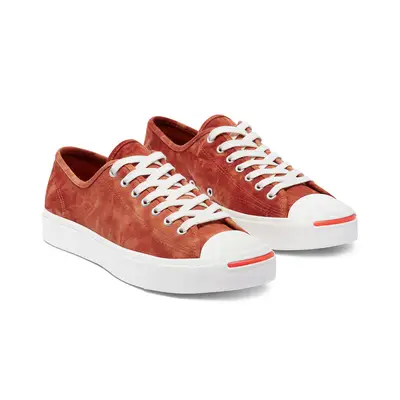 Converse Jack Purcell Summer Daze Low Red Bark Front