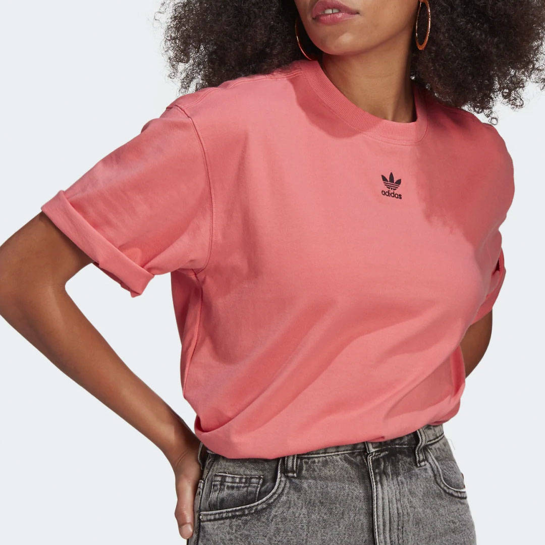 Coral adidas T-shirt 25 off sale