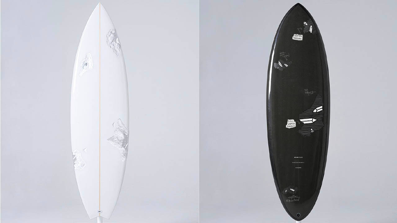 Daniel Arsham x STAMPD Come Together for "Crystalized Eroded" Surfboards and Clothing
