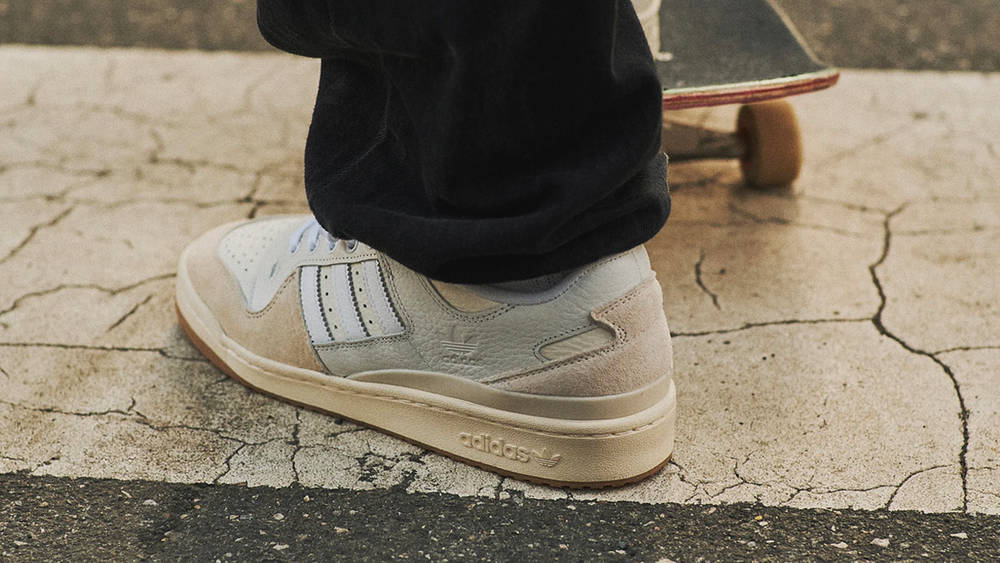 Image via adidas The adidas Forum 84 Low ADV "Chalk White" & "Core Black" is Available Here!