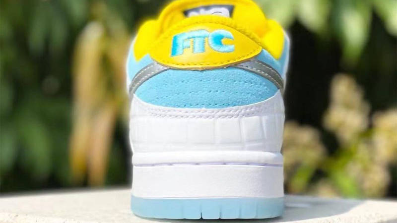 FTC x Nike SB Dunk Low White Blue | DH7687-400 | The Sole Supplier