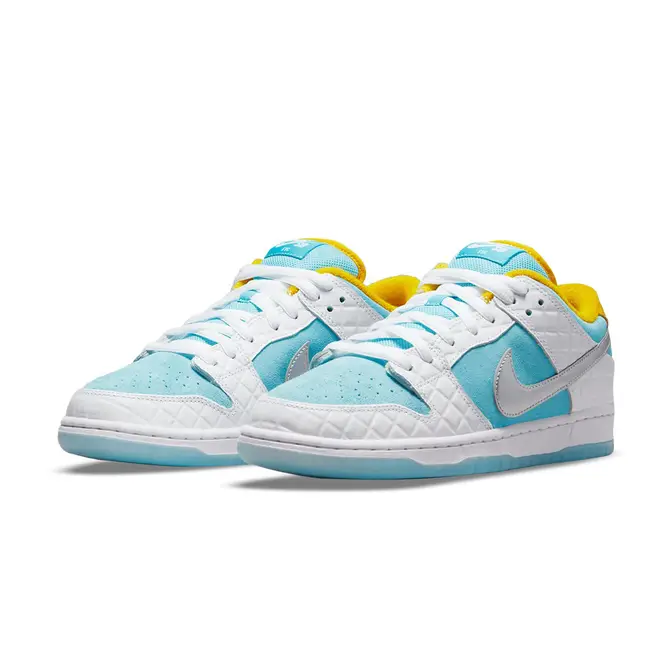 FTC x Nike SB Dunk Low White Blue | DH7687-400 | The Sole Supplier