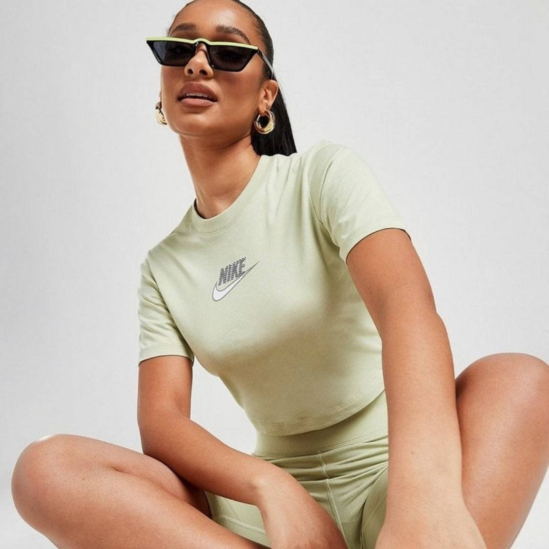 Green Nike top