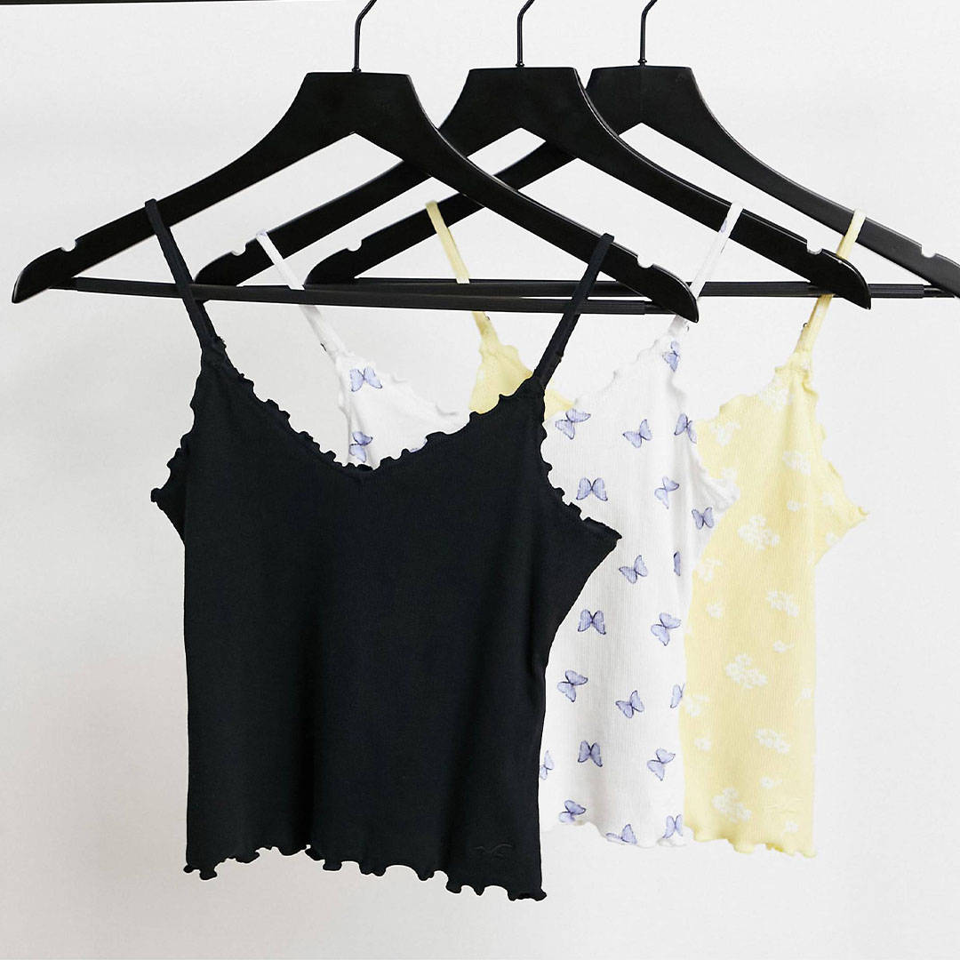 HOLLISTER 3 pack Cami Tops