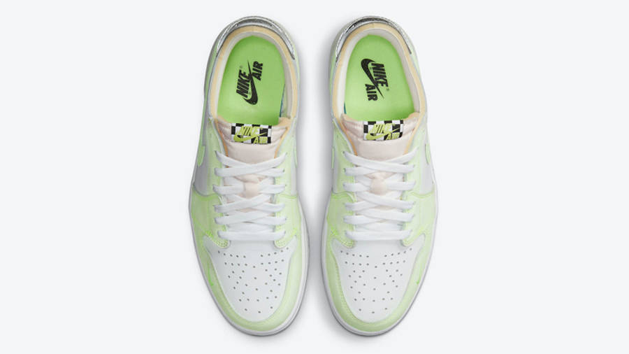 jordan 1 white ghost green