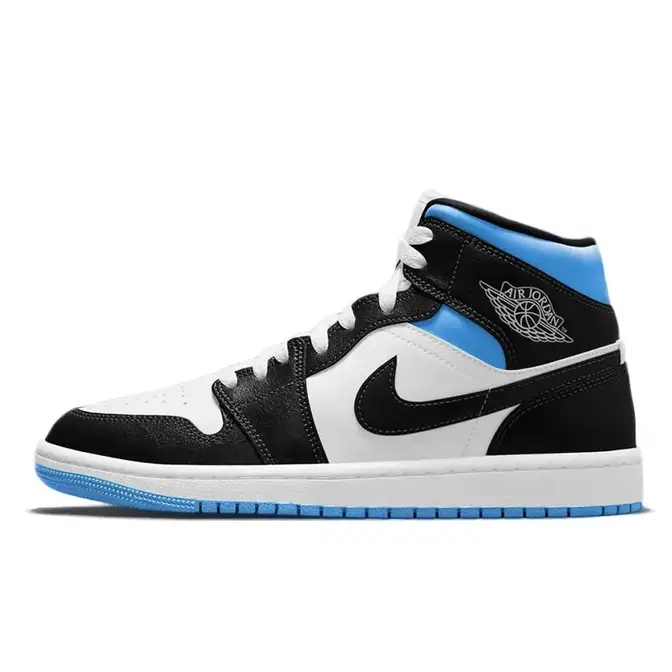 Jordan 1 Mid Royal Black White Womens | Where To Buy | BQ6472-102