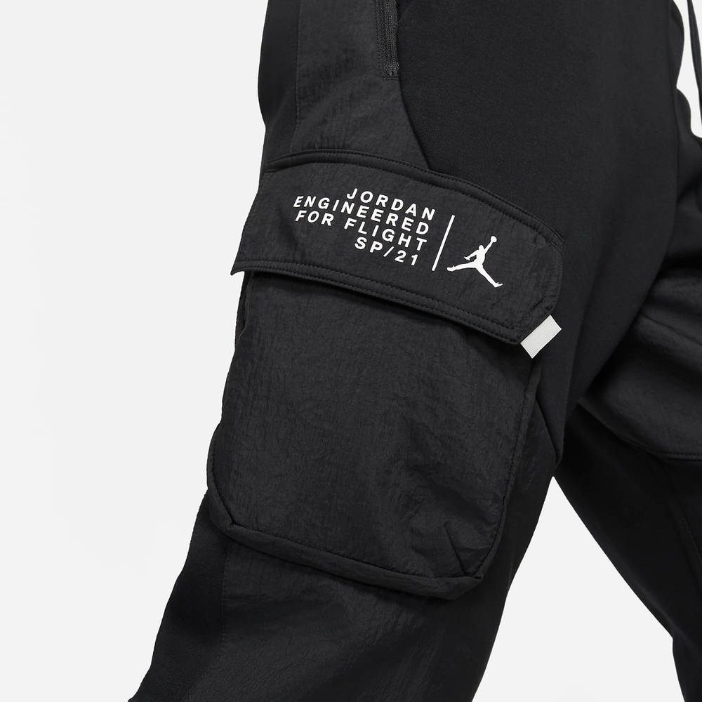 Jordan 23 Engineered Fleece Trousers - Black | The Sole Supplier