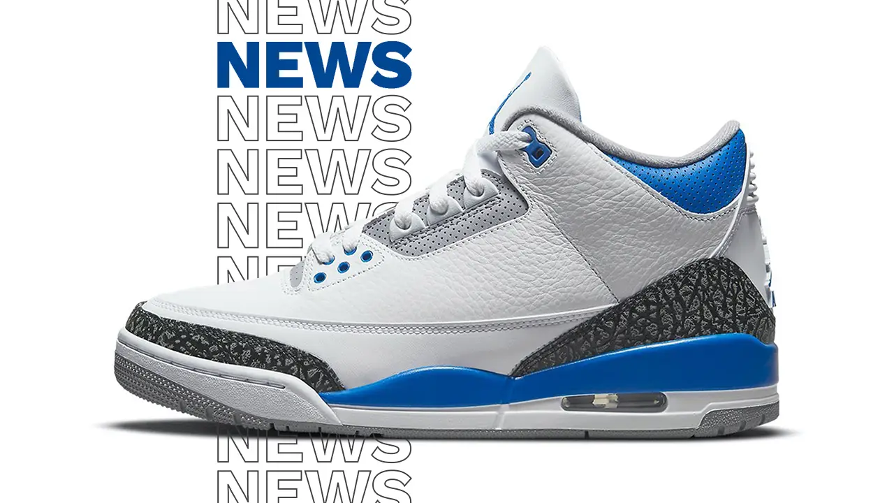Grab an Official Look at the Air Jordan 3 Racer Blue | The Sole Supplier