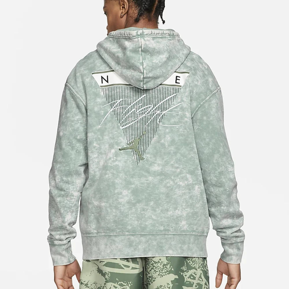 Jordan Flight Graphic Hoodie - Steam Ghost Green | The Sole Supplier