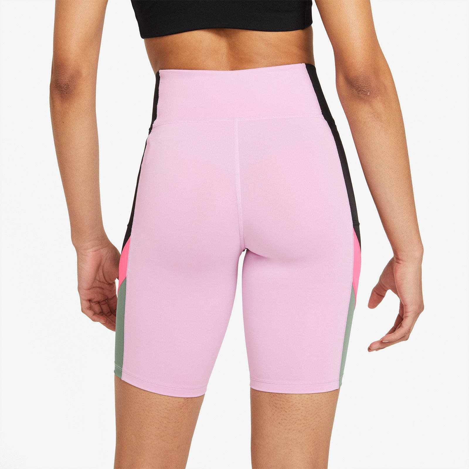 pink jordan biker shorts