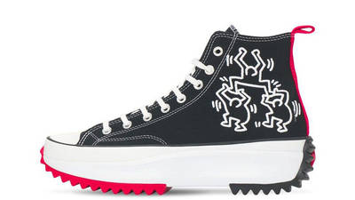 Keith Haring x Converse Run Star Hike Black