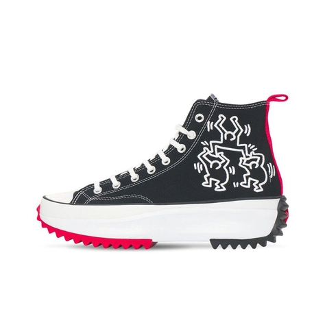 Keith Haring x Converse Run Star Hike Black