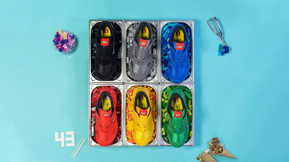 Image via 43einhalb LEGO x adidas ZX8000