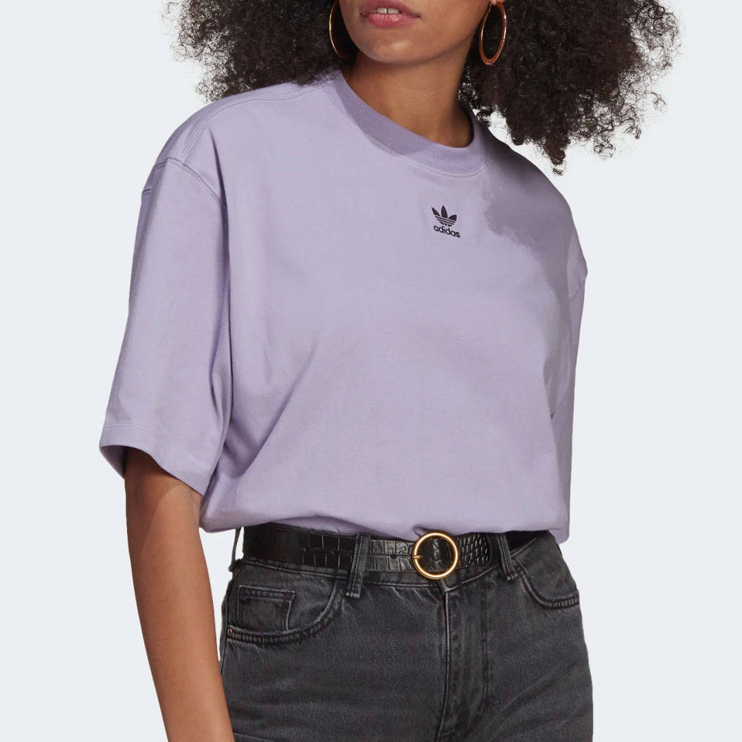 lilac adidas T-shirt 25 off sale